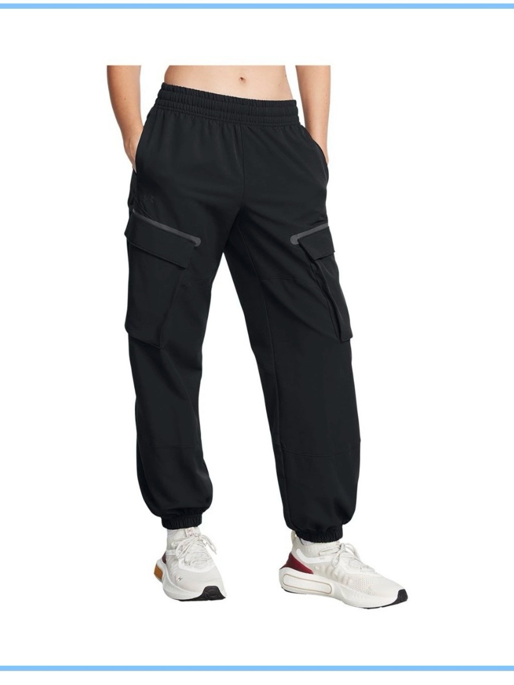 Women’s Black Cargo Jogger Pants